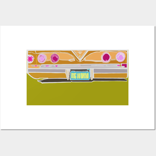 Big Worm lowrider Wall Art by ScarlettVisuals